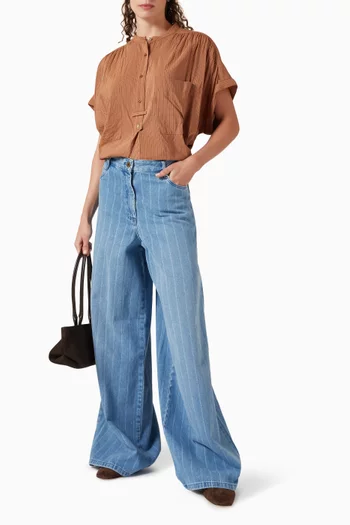 Dalt Wide-leg Jeans in Denim