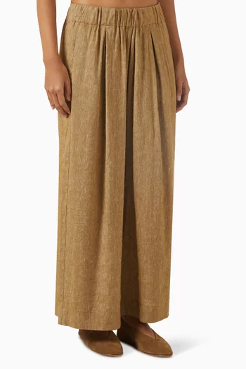 Isla Minima Pants in Linen-blend