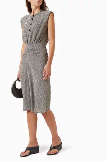 Bellacala Gathered Dress in Crêpe Voile
