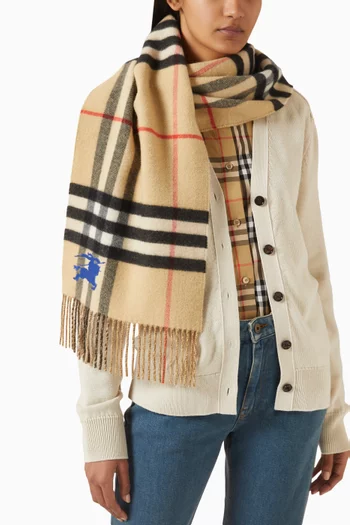 Fringe Scarf in Cashmere