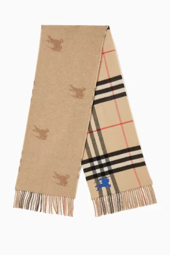 Fringe Scarf in Cashmere