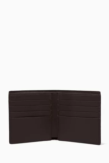 Eight Card Wallet in Grained Leather