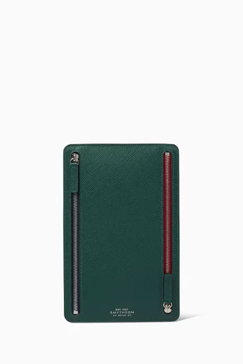 Multi-zip Case in Panama Leather