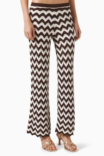Zig-zag Crochet Pants