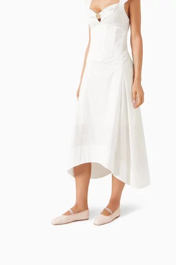 Lisbeth Ballet Flats in Leather