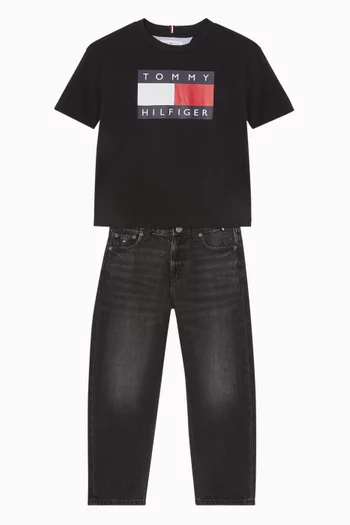 Heritage Logo-print T-shirt in Cotton