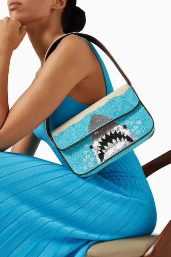 Tommy Beaded Shoulder Bag