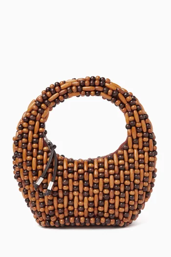 Reef Beaded Top Handle Bag