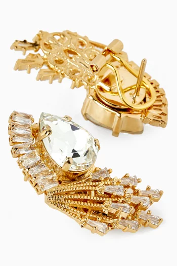 Crystal Cluster Stud Earrings