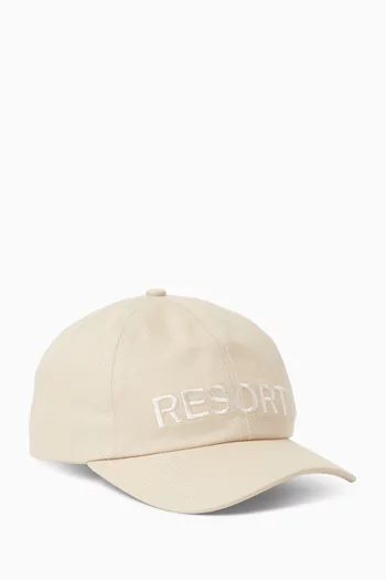 Resort Cap in Cotton Canvas