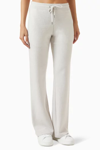 Flared Towel Pants in Wool-blend
