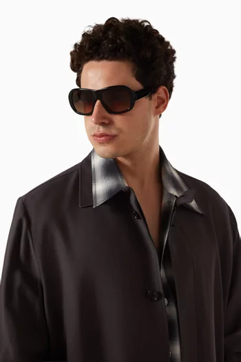 Ezra Sunglasses in Mazzucchelli Acetate
