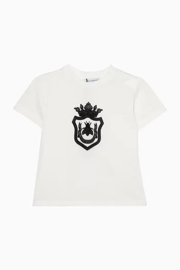Crest Logo T-shirt in Cotton
