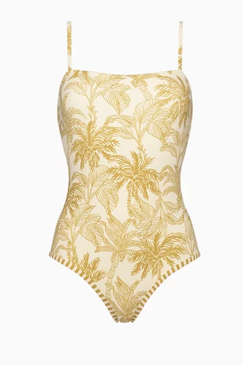 Tropical One-piece Swimsuit