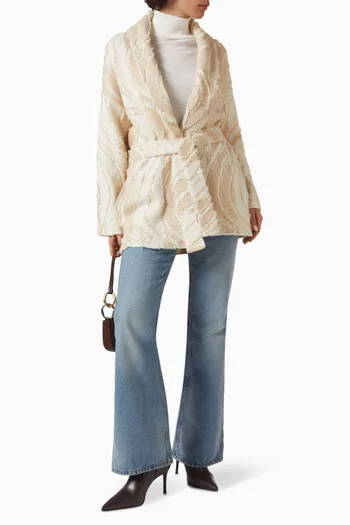 Miko Spirale Destroy Jacket in Cashmere
