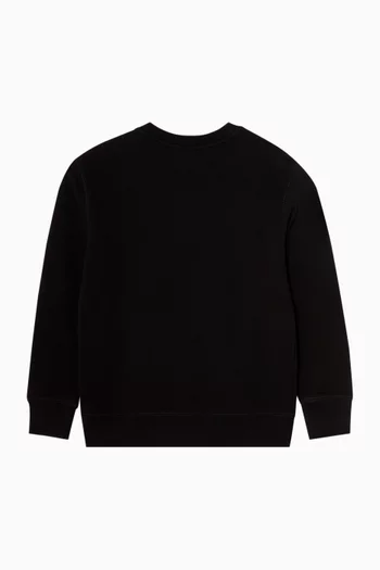 Graphic-print Sweatshirt in Knit