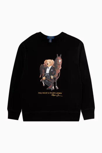 Graphic-print Sweatshirt in Knit
