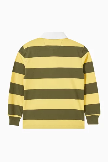 Striped Rugby Shirt in Cotton