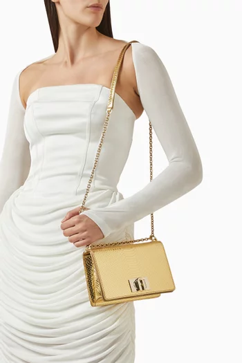 1927 Crossbody Bag in Metallic Leather