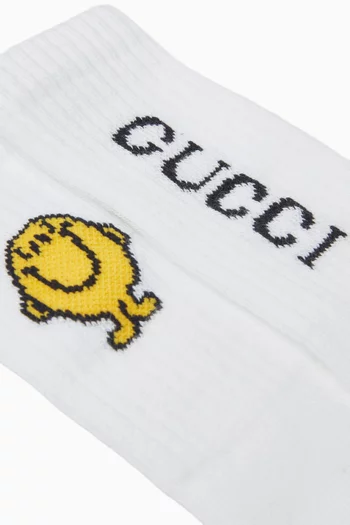 Mr. Happy Socks in Cotton-blend