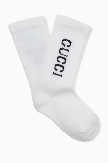 Mr. Happy Socks in Cotton-blend