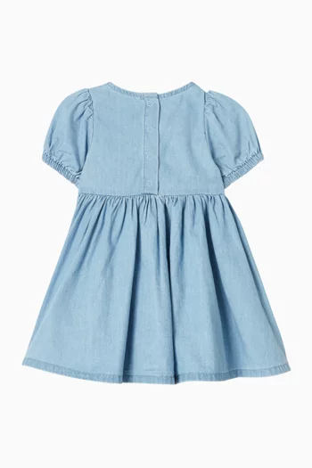 Ladybird Dress in Chambray Cotton