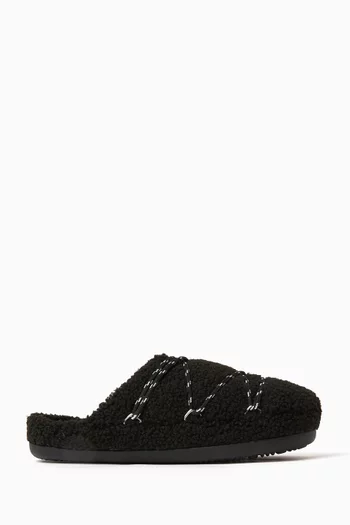 Teddy Slippers in Shearling