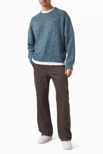 Flecked Knit Sweater