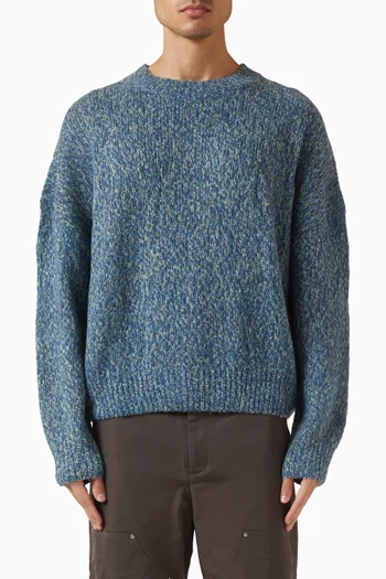 Flecked Knit Sweater