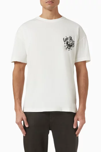 Vulture Emblem T-shirt in Cotton