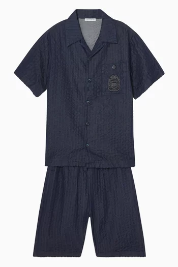 Crest Shirt in Denim