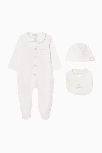 Sleepsuit Set in Cotton