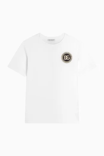 DG-patch T-shirt in Cotton