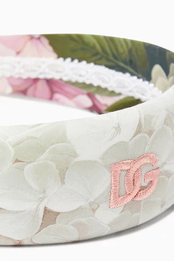 Floral Headband in Cotton