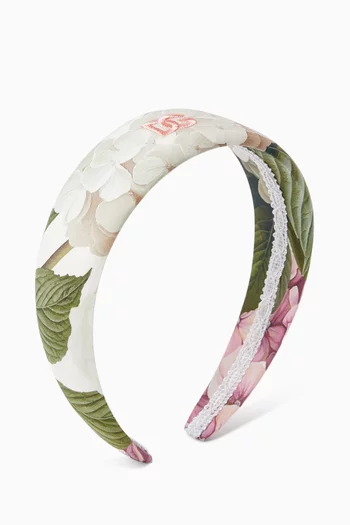 Floral Headband in Cotton