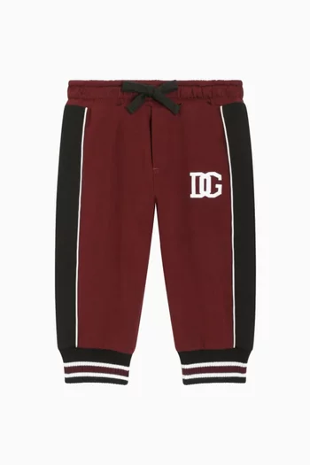 DG-patch Sweatpants in Cotton-fleece