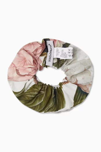 Floral Scrunchie in Cotton