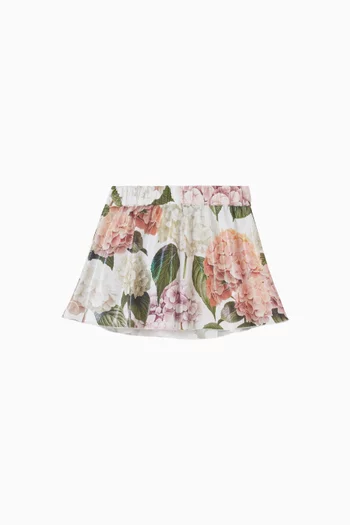 Floral Skirt in Cotton