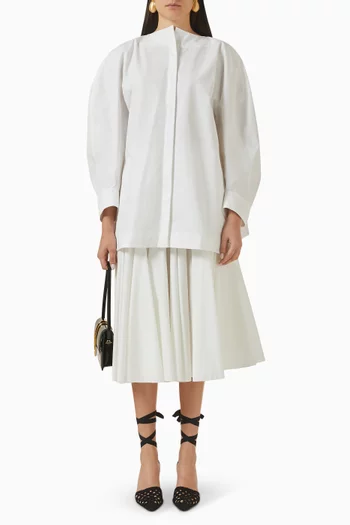 La Chemise Pittore Shirt in Cotton Poplin