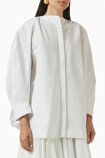 La Chemise Pittore Shirt in Cotton Poplin