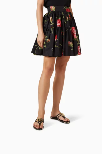 Floral Logo Flip-flops in Rubber