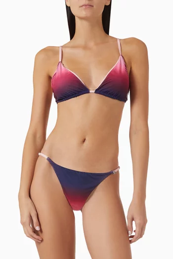 Gradient Triangle Bikini Briefs