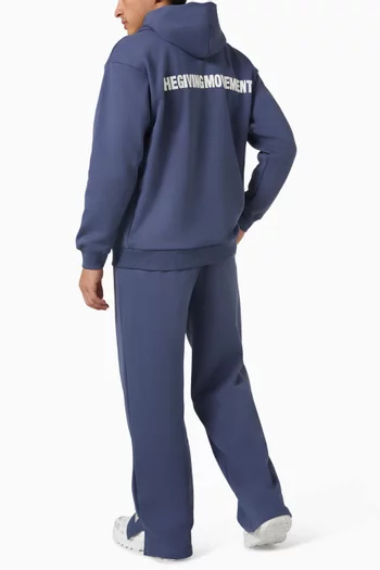 Oversized Hoodie in Organic Cotton-blend