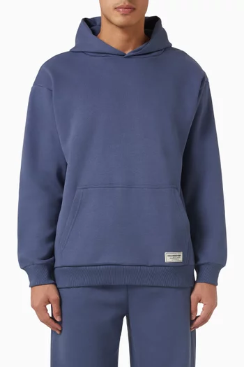 Oversized Hoodie in Organic Cotton-blend