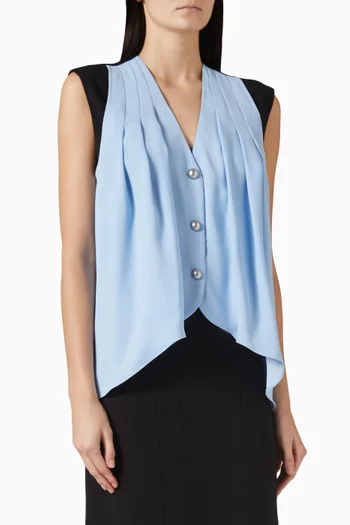 Pleated Waistcoat