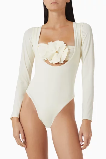 Maia Floral-applique Set