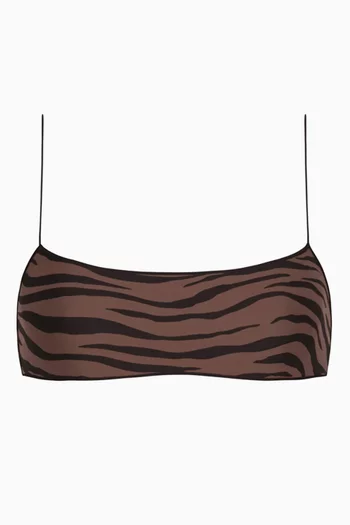The C Printed Bralette