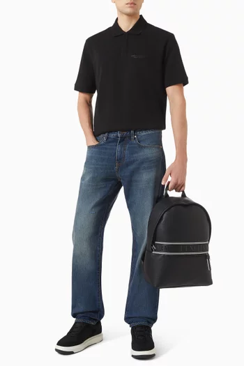 Ian Backpack in Faux Leather