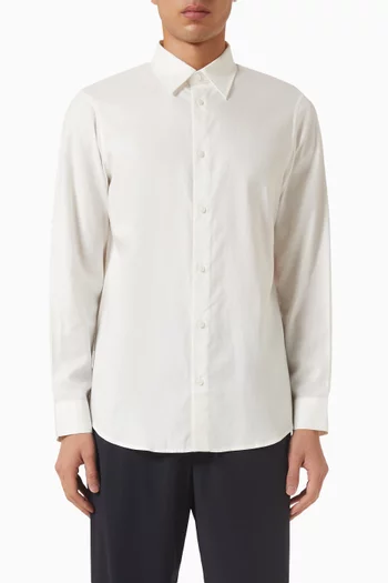 Casual Shirt in Textured Cotton