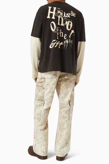 Just Be T-shirt in Cotton